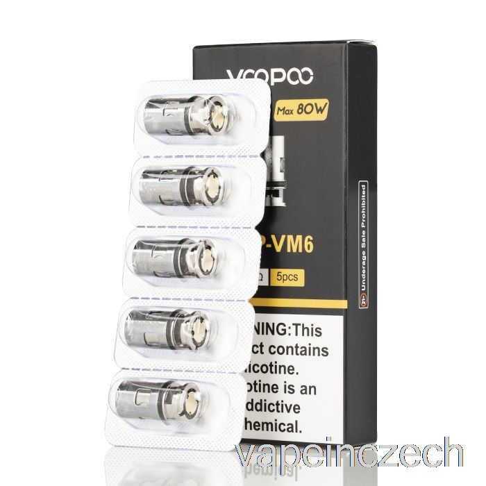 Voopoo Pnp Náhradní Cívky 0,15ohm Pnp-vm6 Mesh Coils Vape Pero